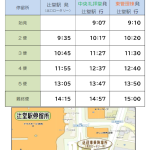 予約時刻表(辻堂駅便)