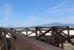 展望台ウッドデッキ